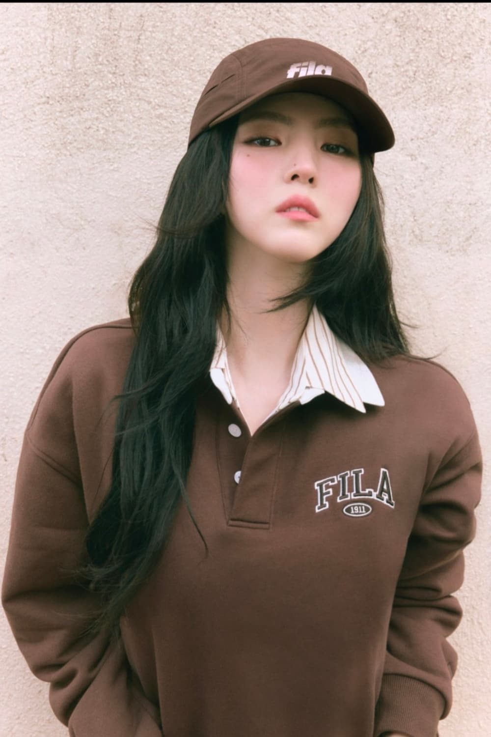 FILA휠라 초코맛 럭비 맨투맨/강민경,한소희착용 상품이미지7