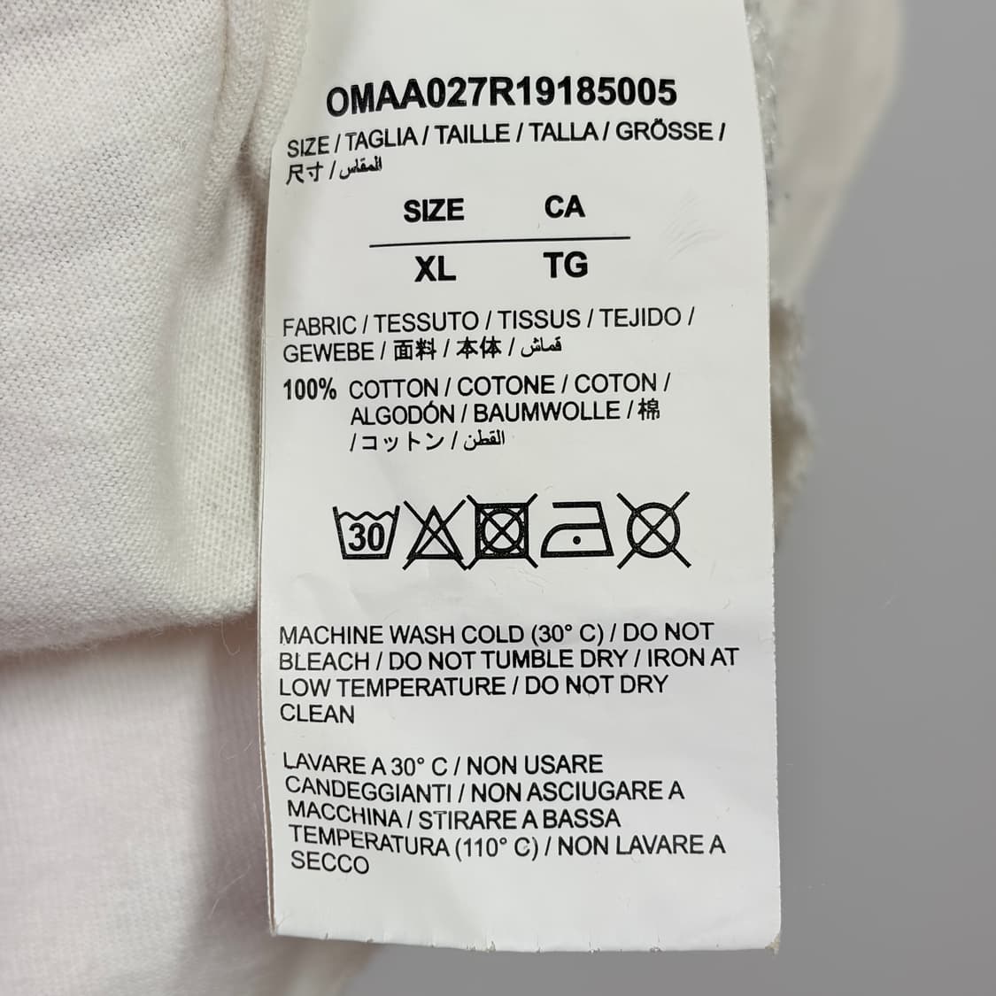 [XL] 오프화이트 DONDI 그래피티 반팔 티셔츠 상품이미지10