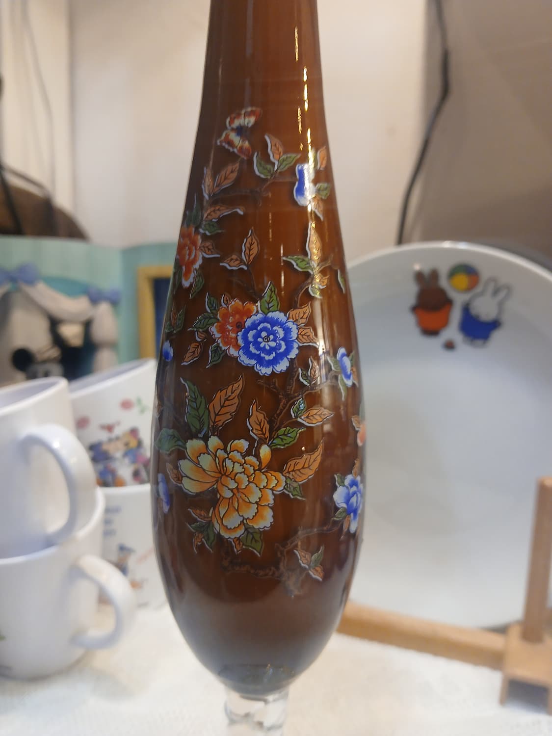 빈티지 ITALY 토스칸베르토 유리 화병 상품이미지2