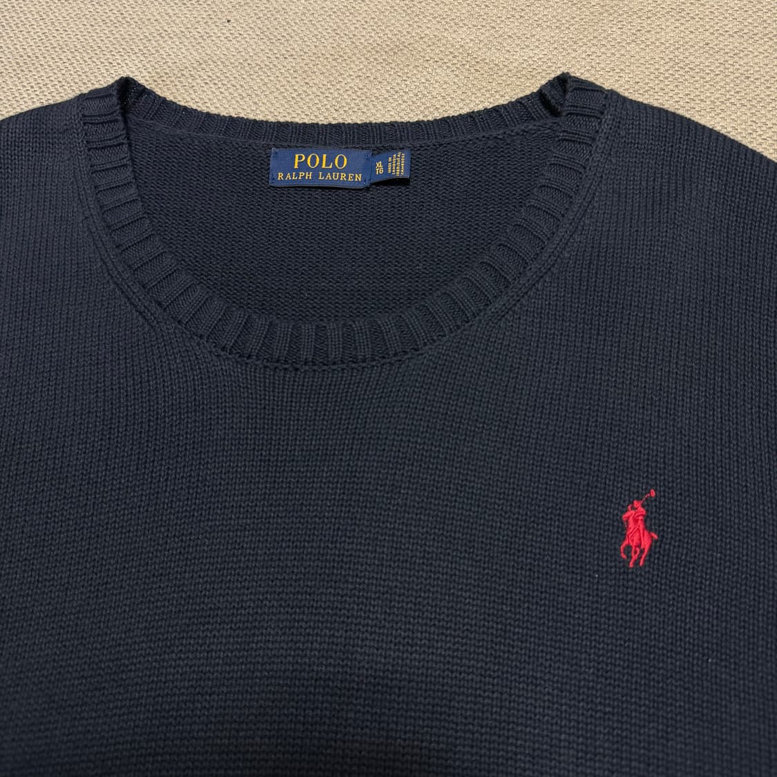 폴로 랄프로렌 네이비 니트 상품이미지2