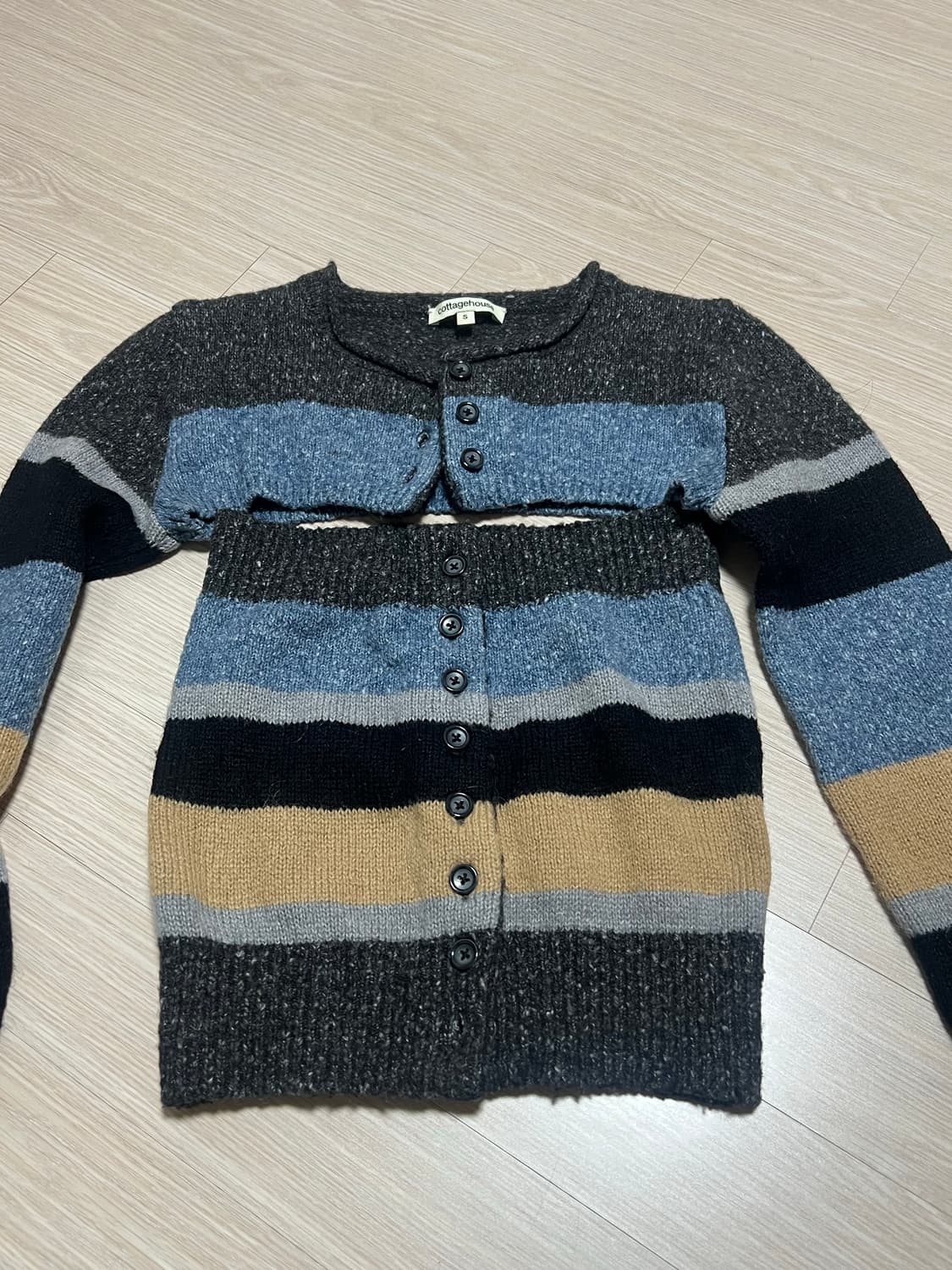 카티지하우스-투피스니트세트 상품이미지1