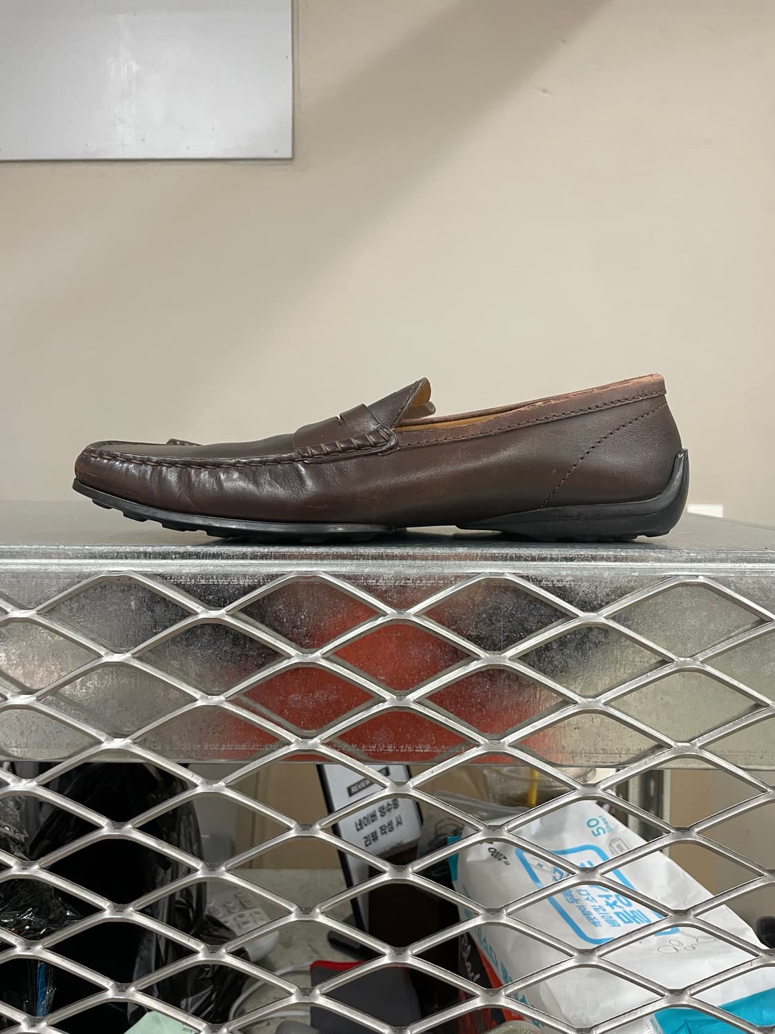 토즈 레더 로퍼 브라운 8.5 (gr-4445) 상품이미지1