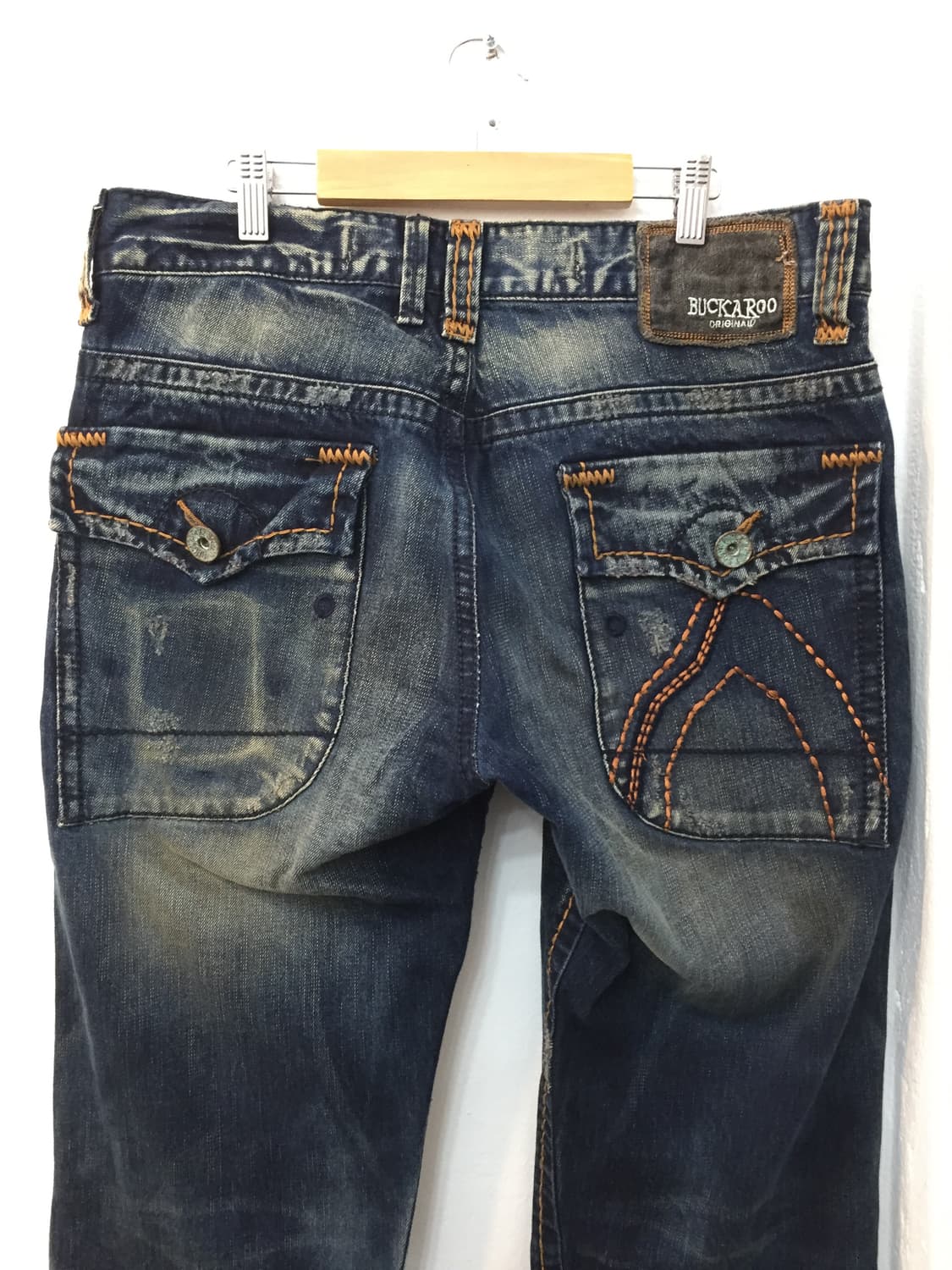 버커루 빈티지 워싱 부츠컷 데님 34 상품이미지1