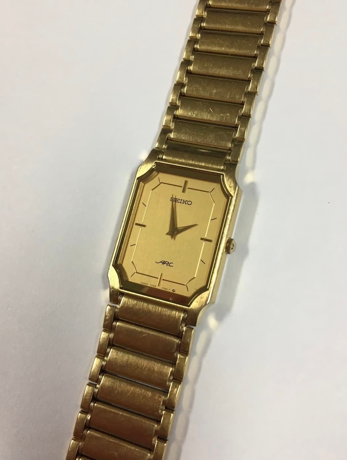 80s seiko arc quatz tank gold 상품이미지5