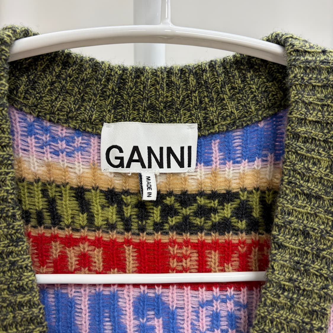 가니 GANNI 그래픽 패턴 베스트 니트 조끼 상품이미지3