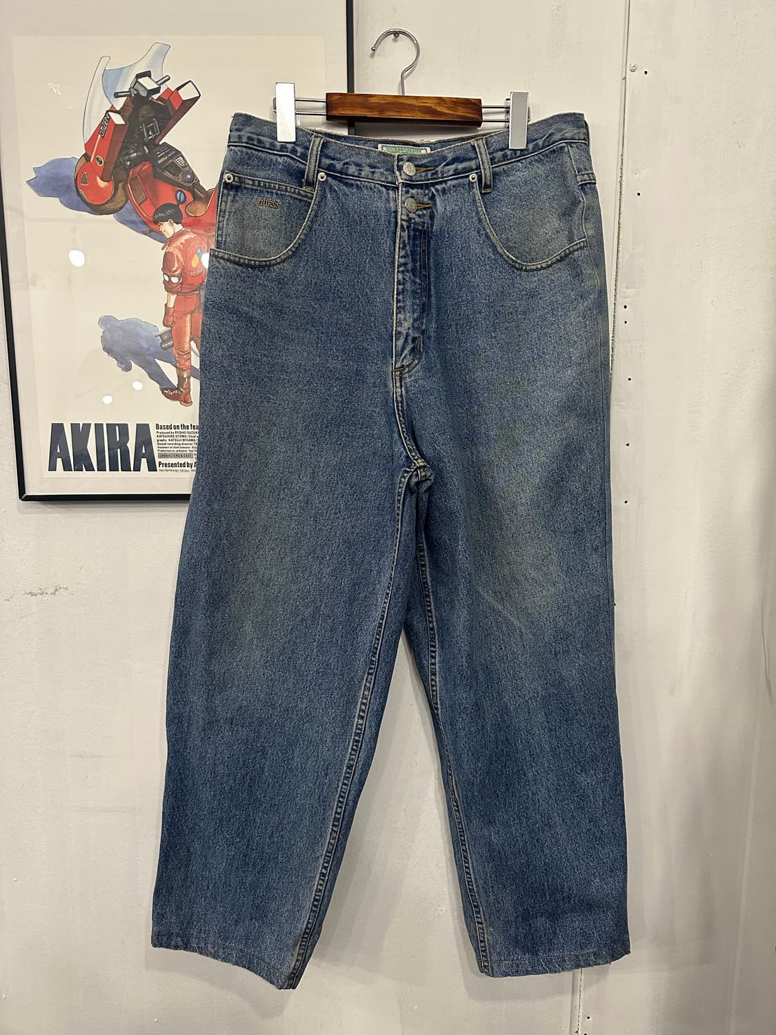 32)90s 게스 데님팬츠 made in usa 상품이미지1