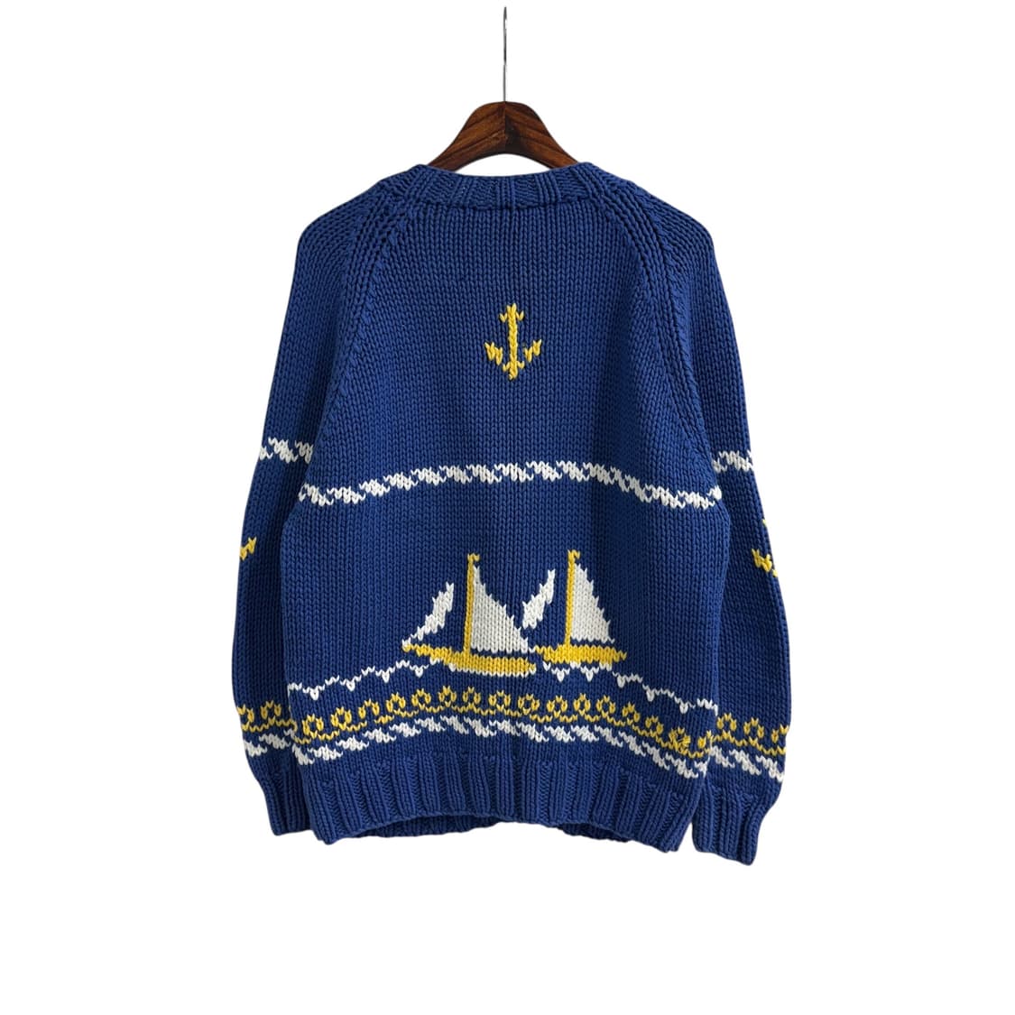 빈티지 선박 블루 가디건 상품이미지4