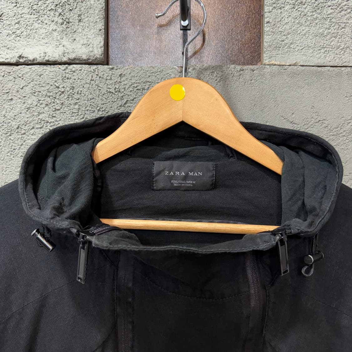 ZARA MAN 언밸런스 후드 집업 (L)   상품이미지5