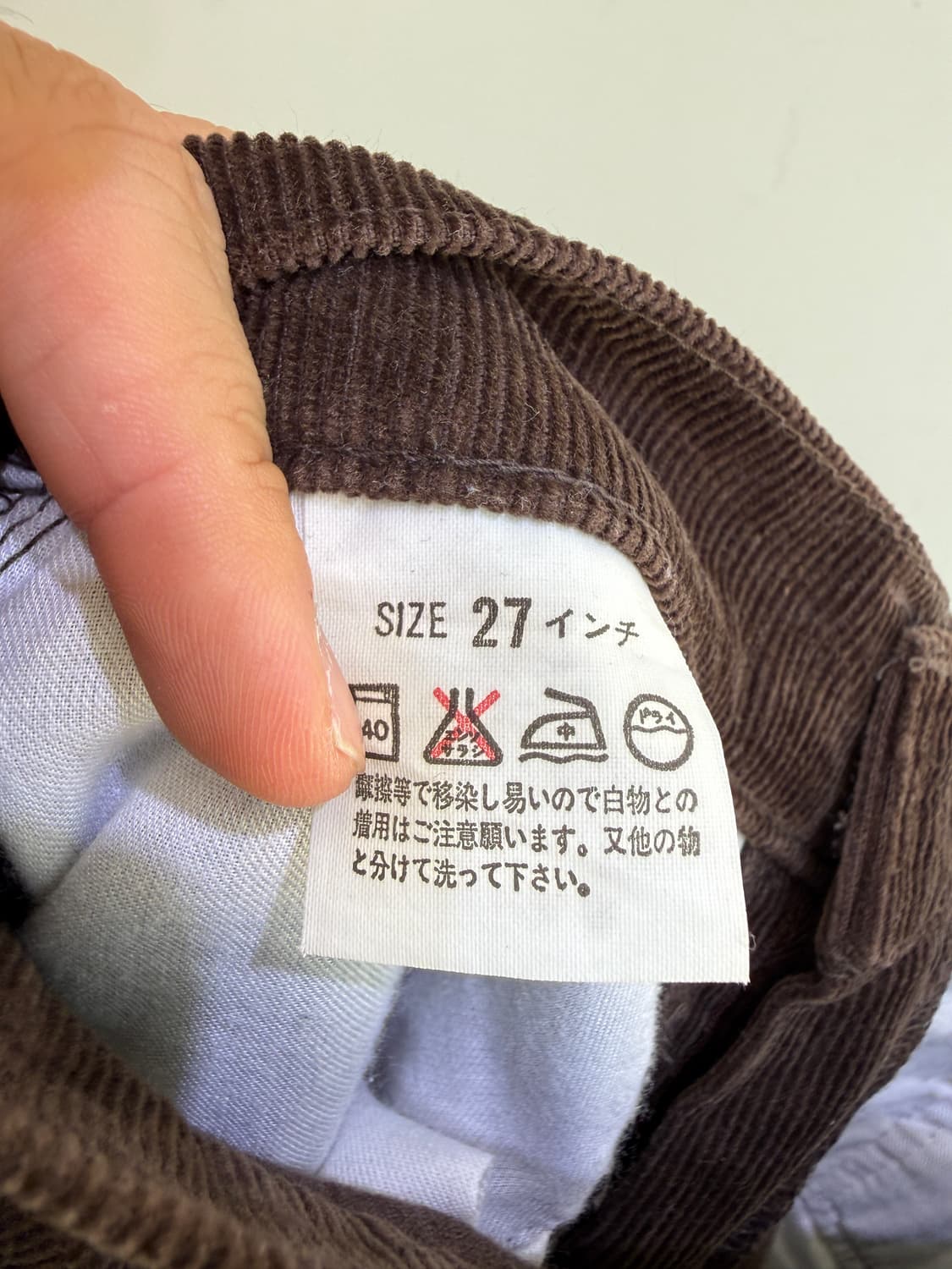 LEVIS 517 (Made in Japan) 브라운 코듀로이 상품이미지8
