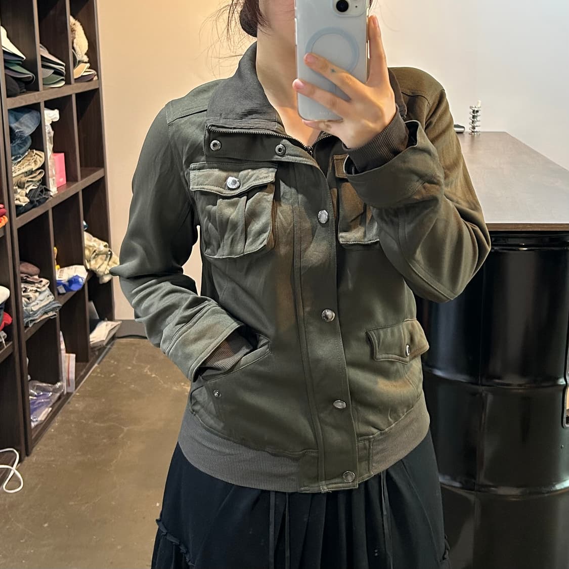 카키 멀티 포켓 자켓 상품이미지7