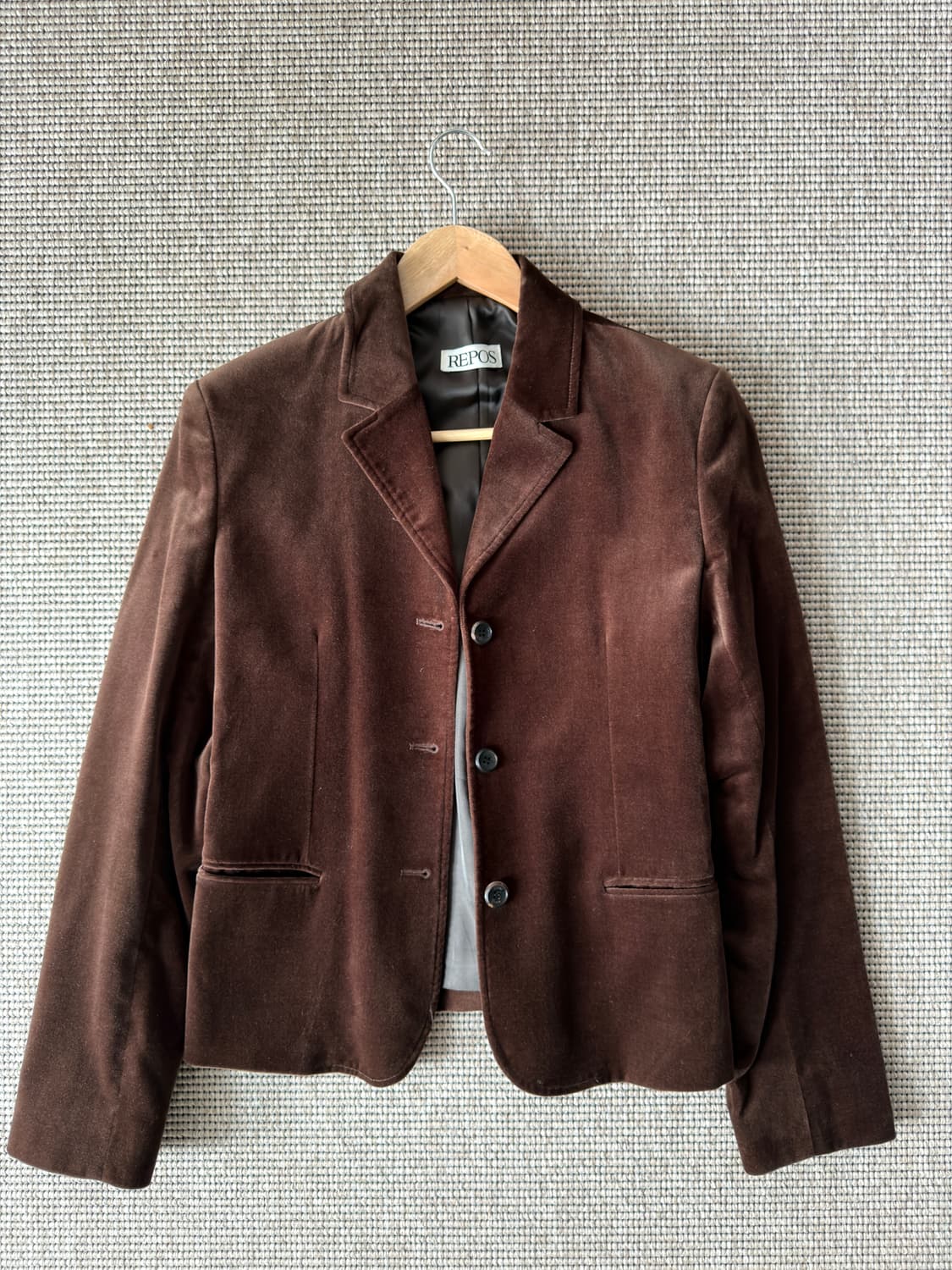 REPOS VELVET SLIM JACKET 상품이미지2