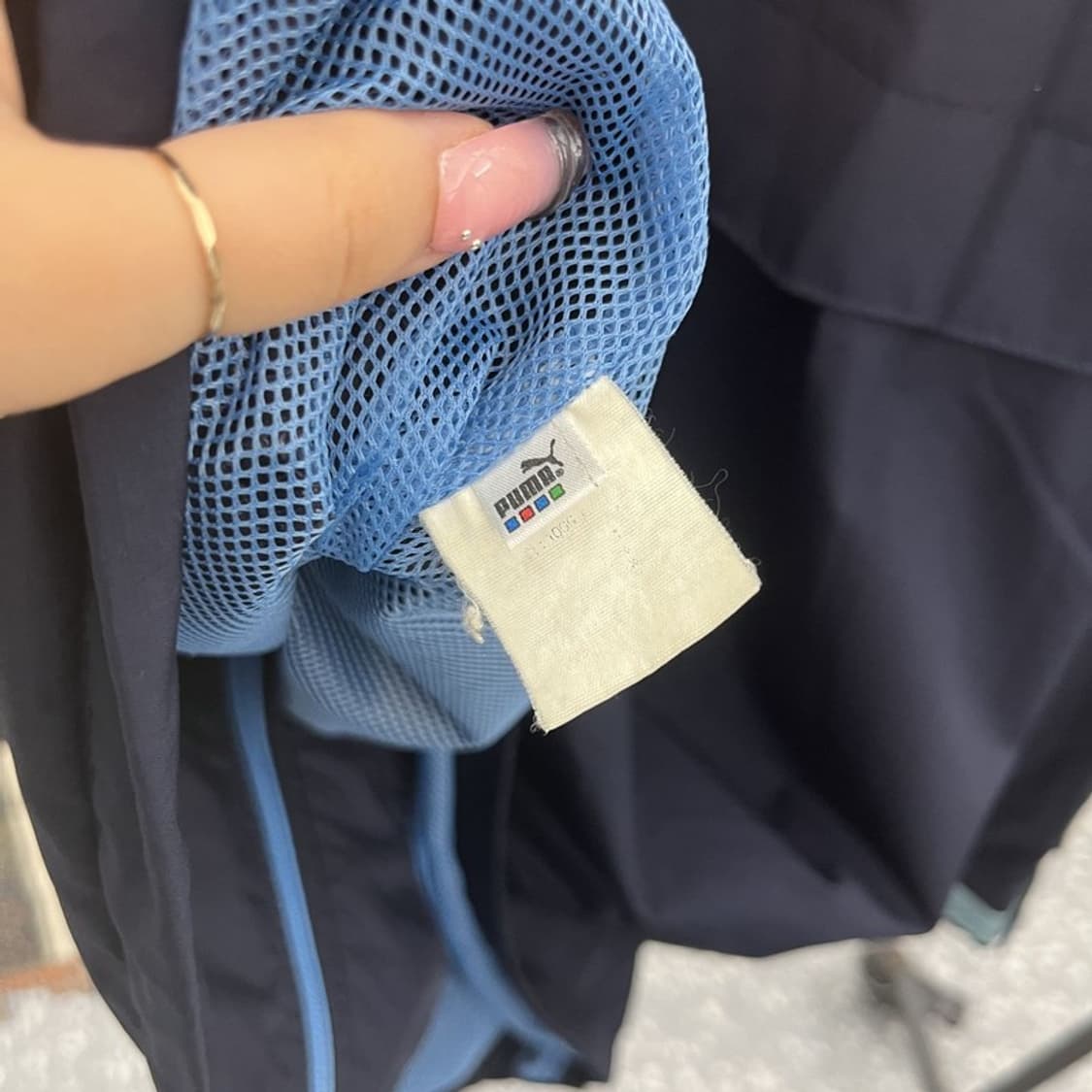 푸마 레트로 빈티지 Y2K 오버핏 바람막이 자켓 L C12513 상품이미지6