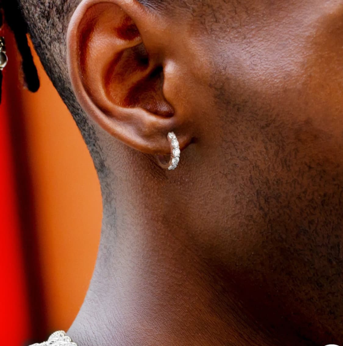 모이사나이트 1캐럿 파베세팅 링 귀걸이 실버925 GRA보증서 포함 상품이미지2