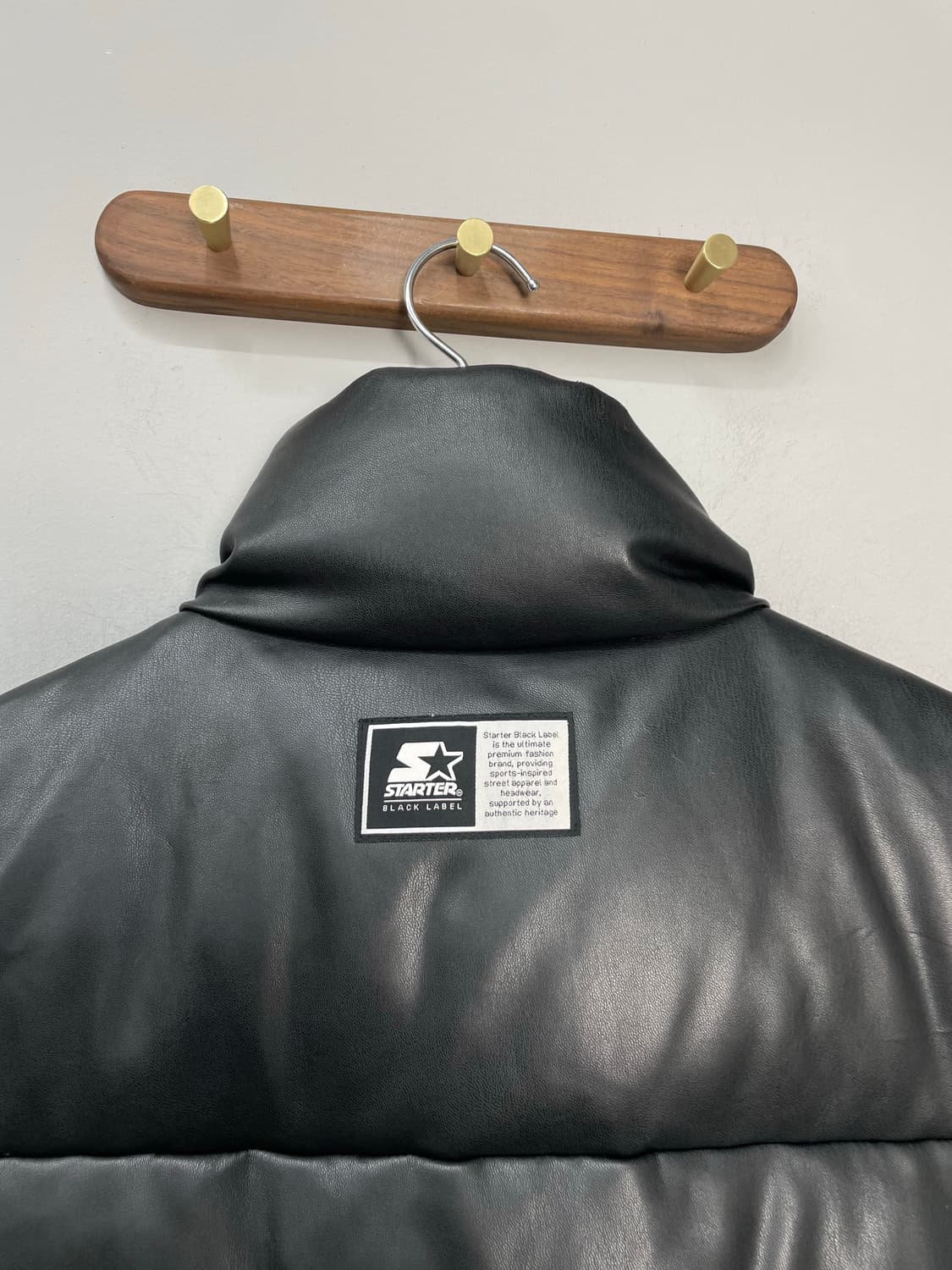 스타터 레더 다운 베스트 H1446 상품이미지5