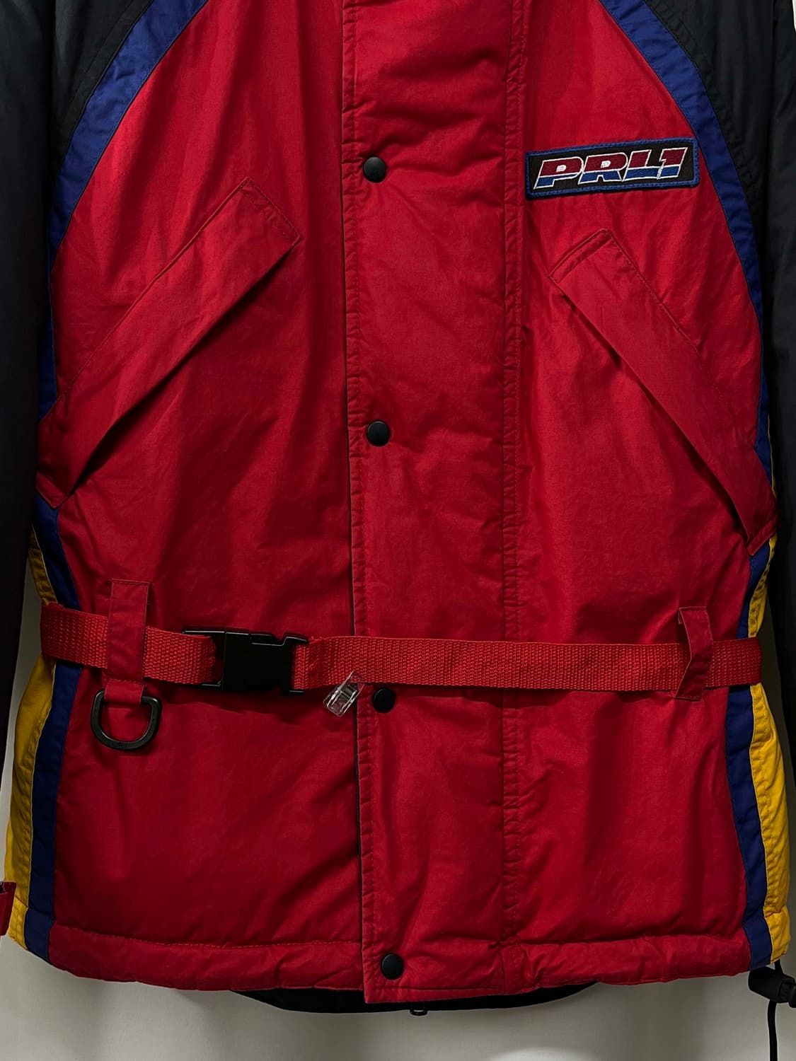 폴로 랄프로렌 1992f/w p와펜 레이싱 벨티드 스키코트 자켓 상품이미지6