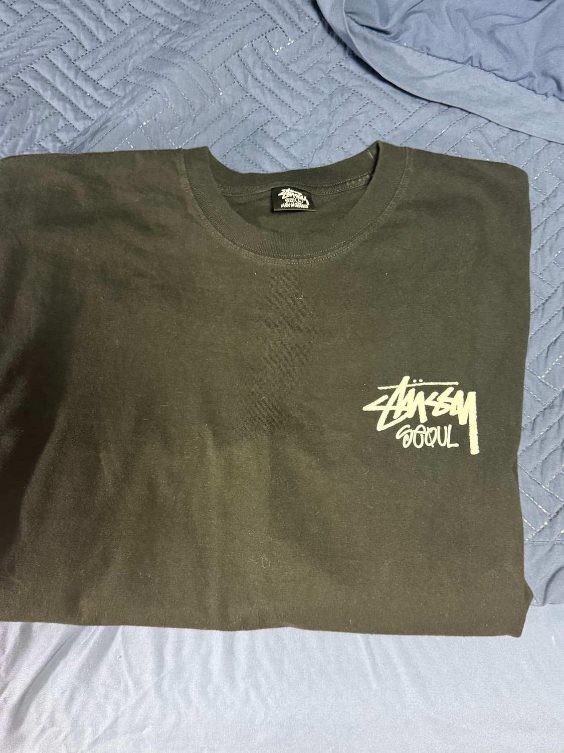 스투시 서울 롱슬리브 블랙 L 상품이미지1