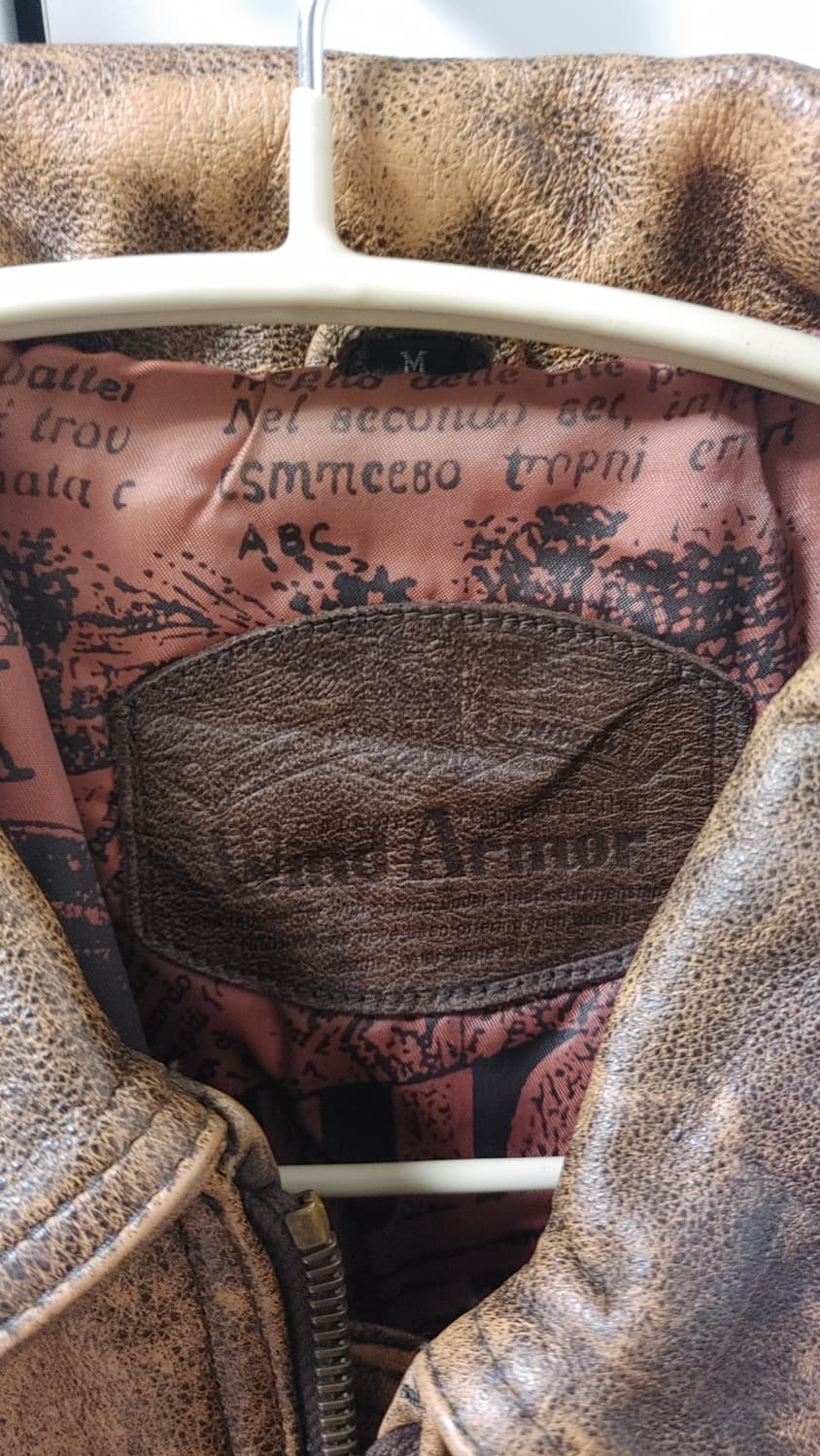 소가죽 빈티지 브라운 A2 자켓 M 상품이미지3