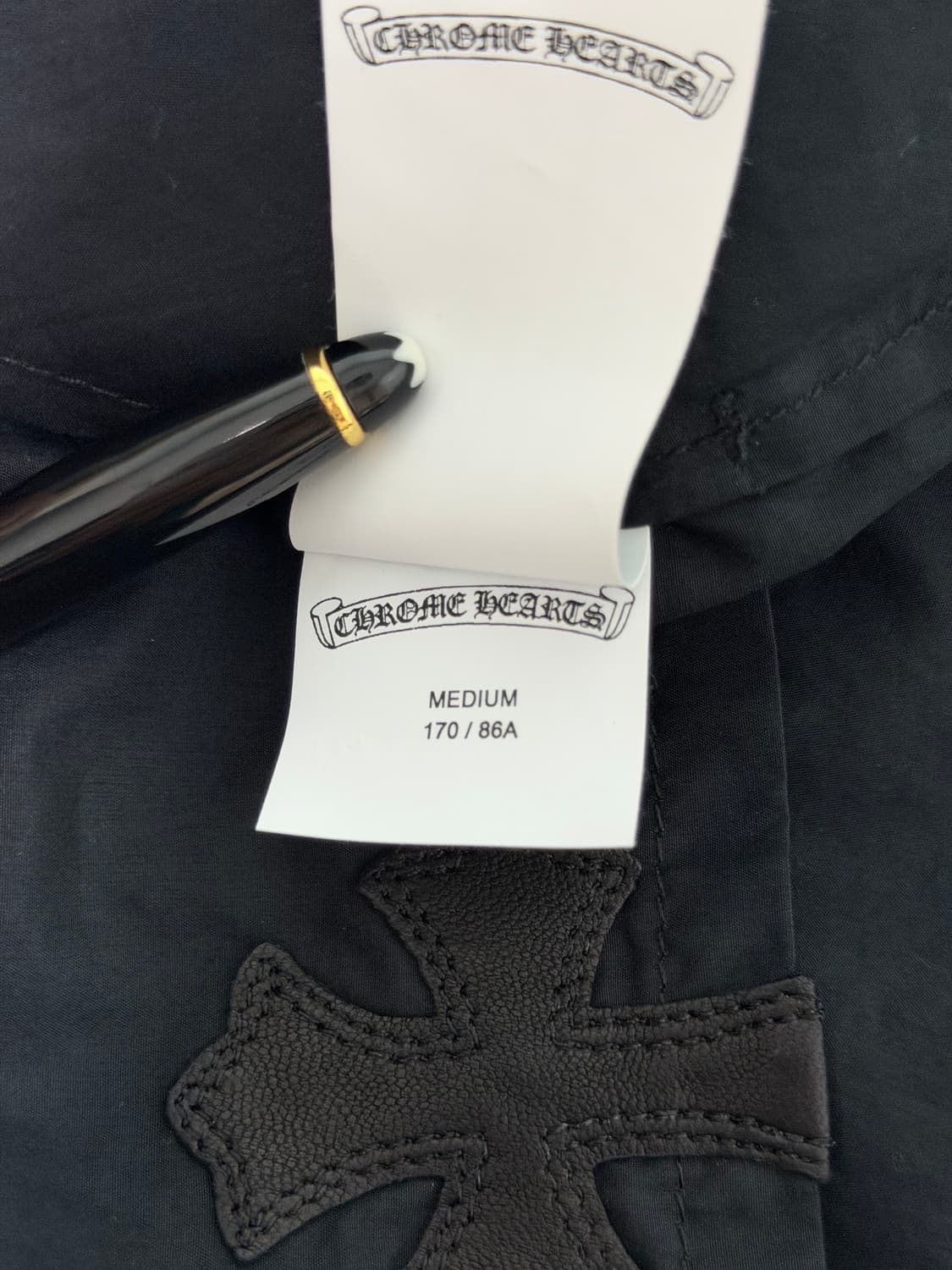 신형 크롬하츠 VIC 21 레더패치 오버셔츠 M 상품이미지6