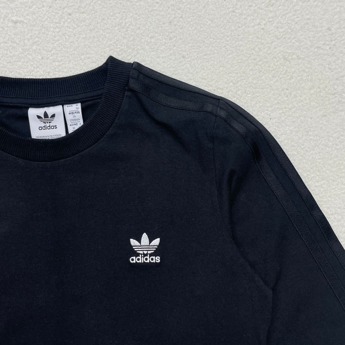 ADIDAS 파이어버드 크롭 트랙 롱슬리브 블랙 M 상품이미지2