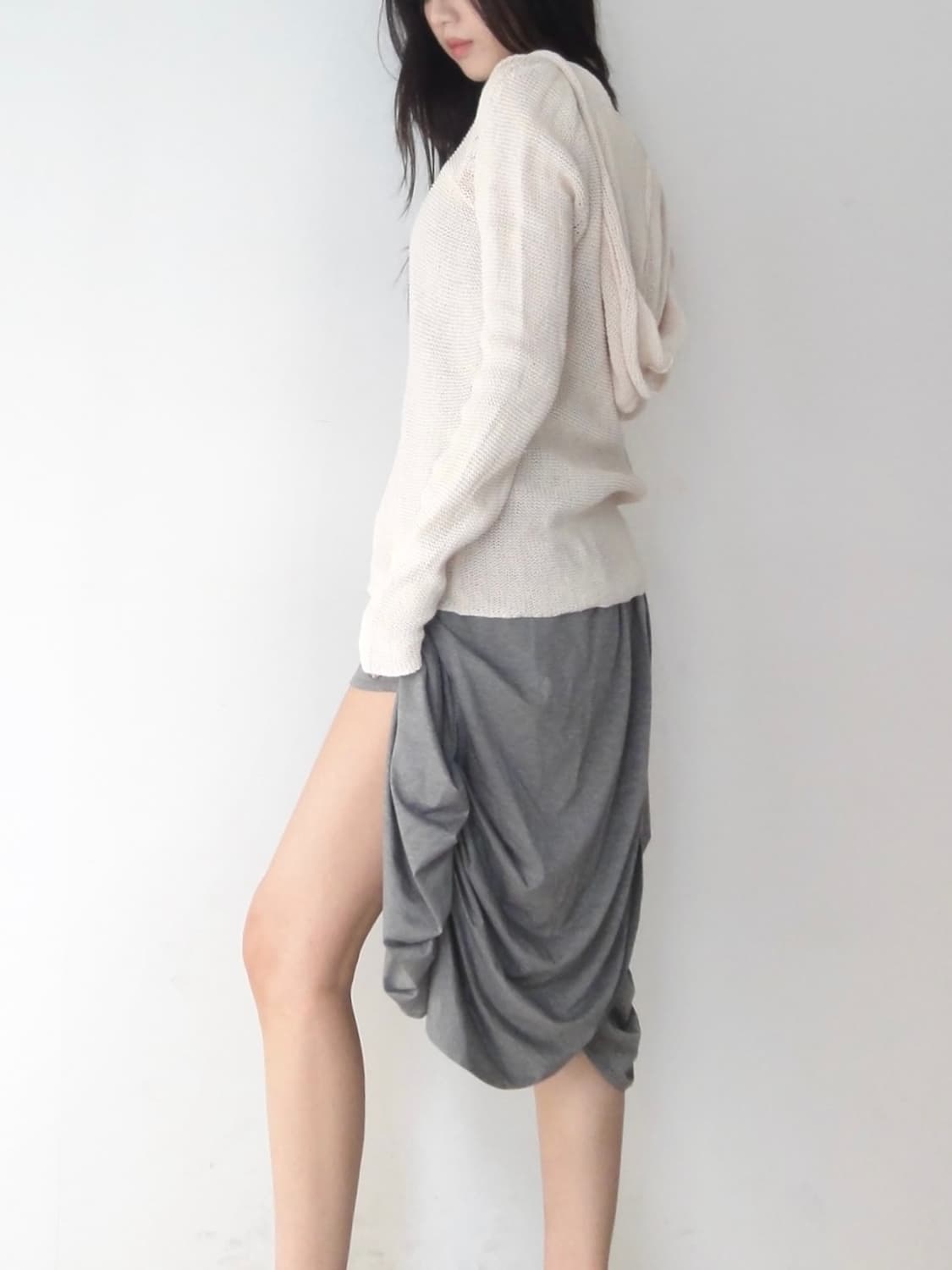 MAX MARA cable hoody knit / cream 상품이미지6