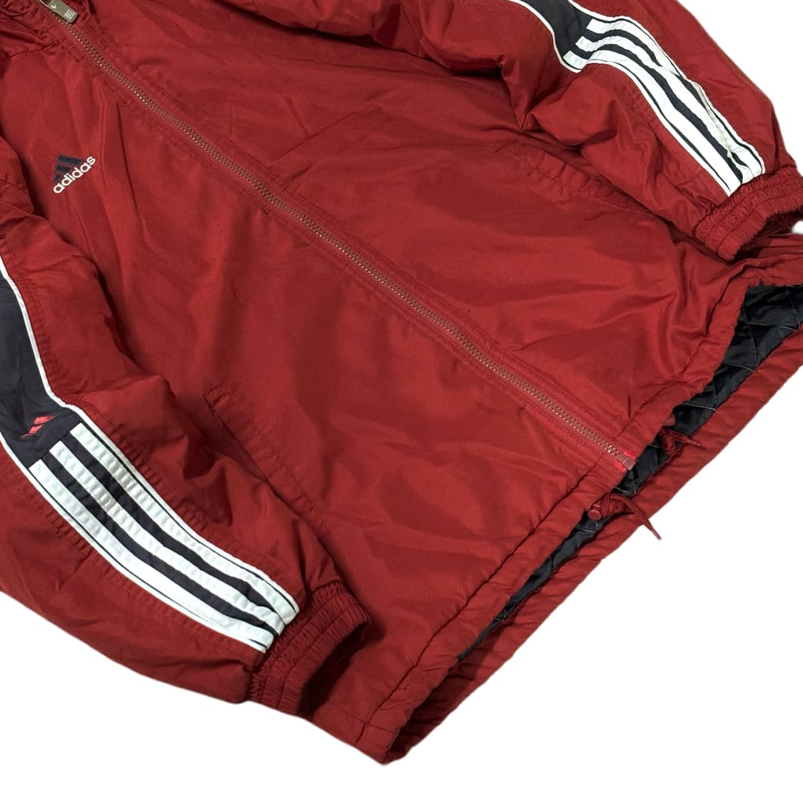 아디다스 올드스쿨 오버핏 백로고 누빔 점퍼 상품이미지4