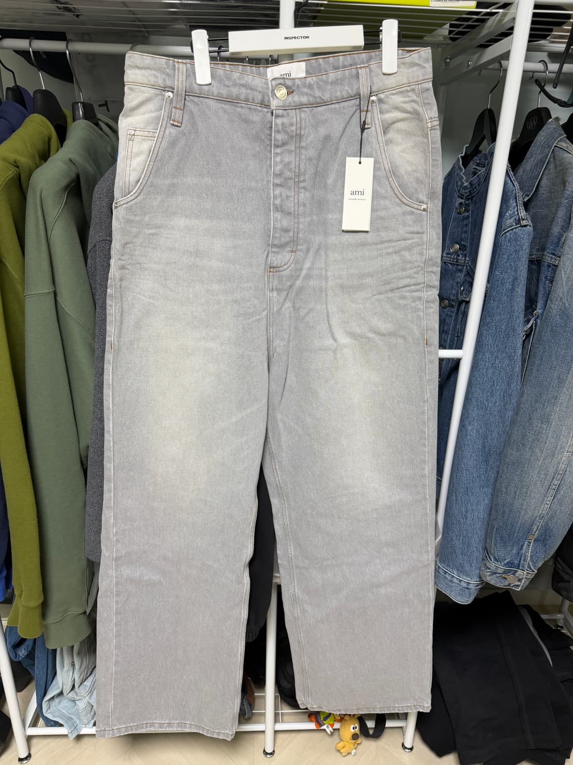 아미 배기핏 데님 빈티지 그레이(32 새상품) 상품이미지6