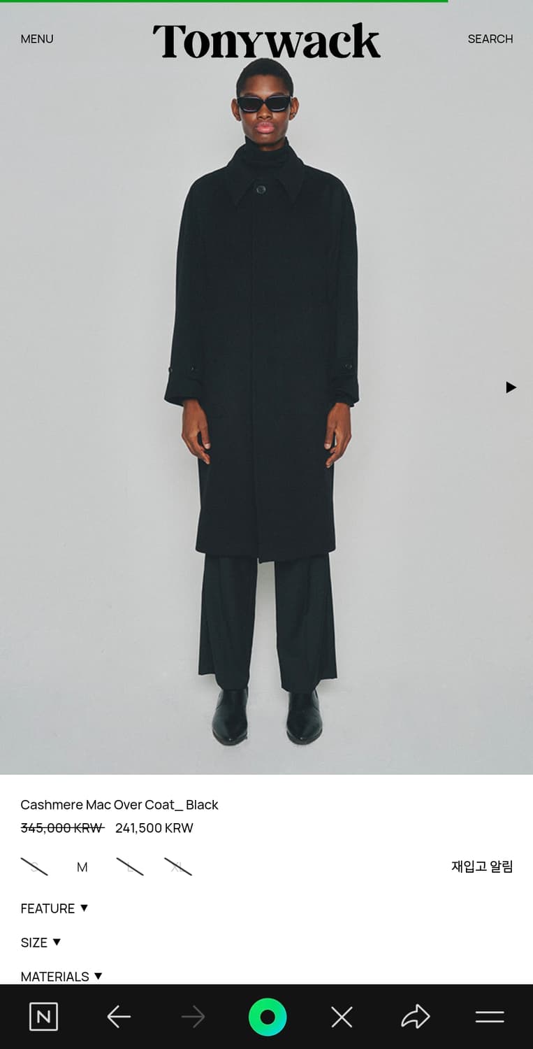 토니웩 맥코트 M 상품이미지1