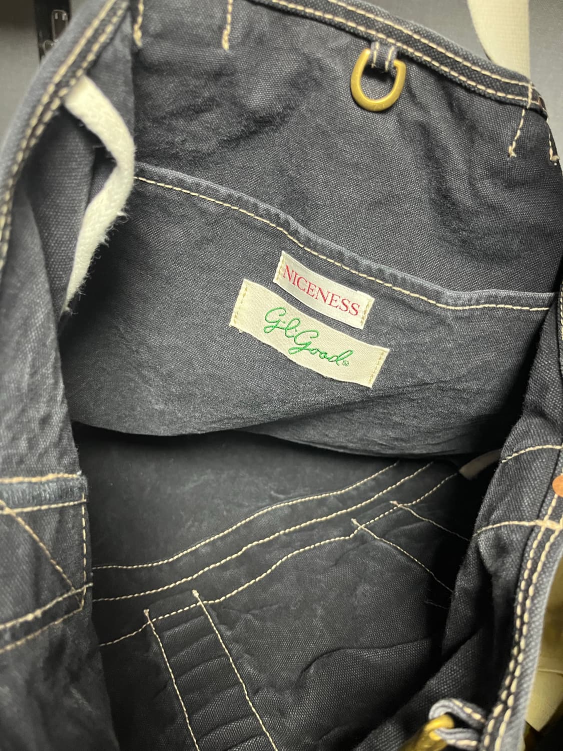 나이스네스 l.lesh 토트백 블랙 새상품 상품이미지4