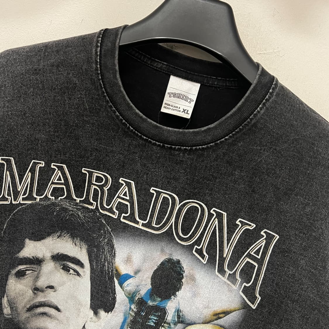 VTG 마라도나 프린팅 피그먼트 긴팔 롱슬리브 XL 상품이미지3