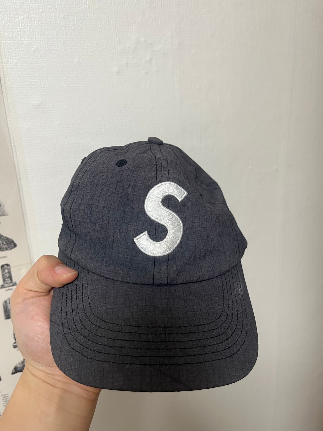 슈프림 코듀라 립스탑 S로고 6-패널 상품이미지6