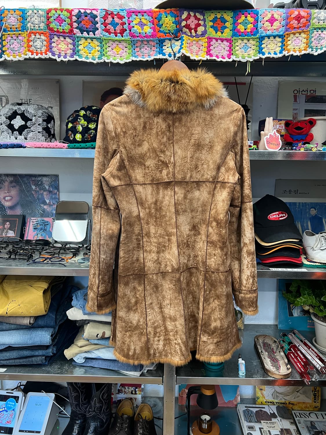 Real Fox Fur Collar Mustang Coat 상품이미지2