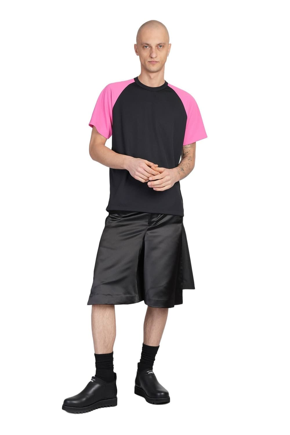 꼼 데 가르송 옴므 플러스 SS25 인터록 티셔츠 상품이미지5