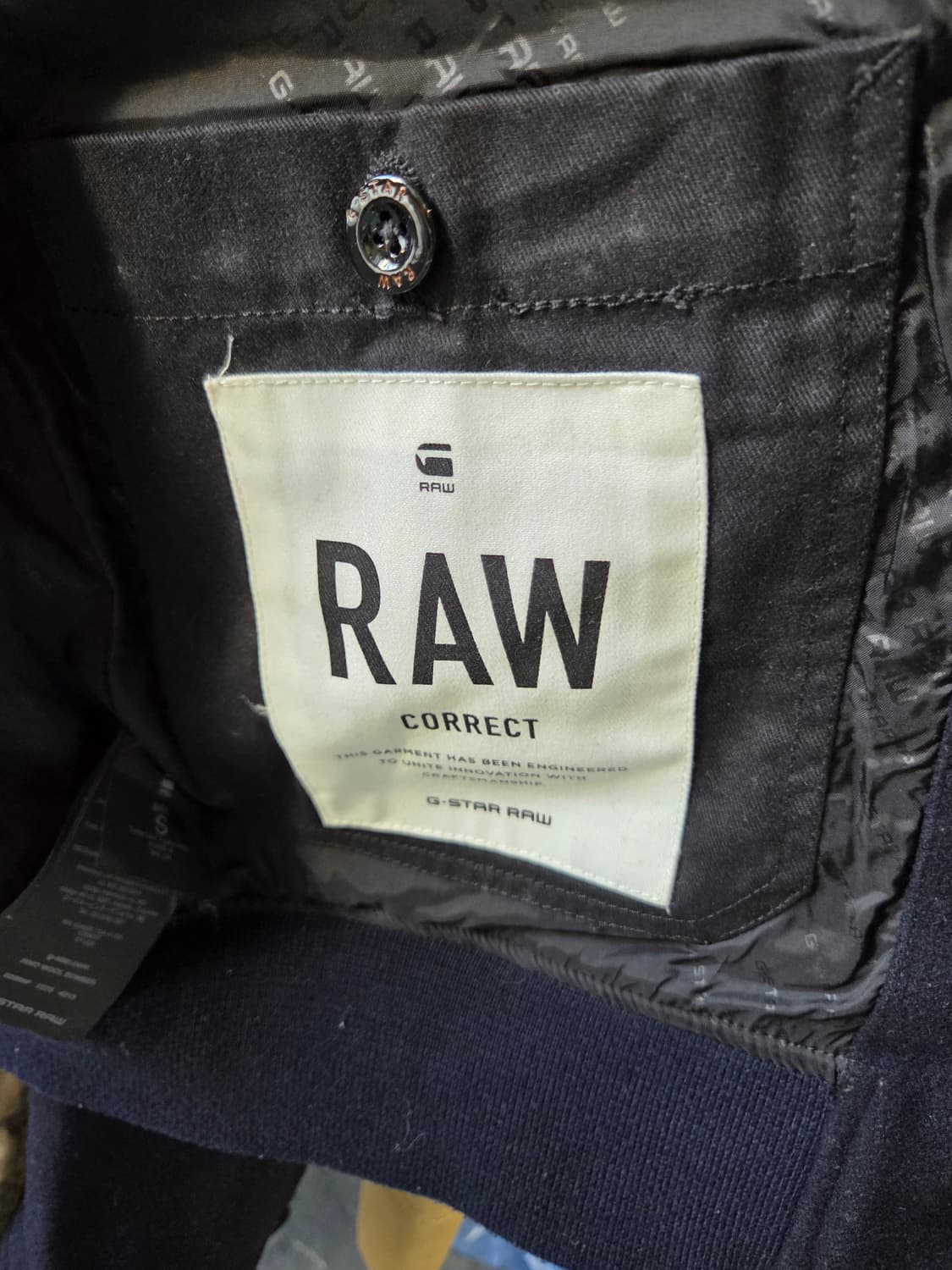 G-STAR RAW 블랙 봄버 자켓(S)디피용/택없음 상품이미지5