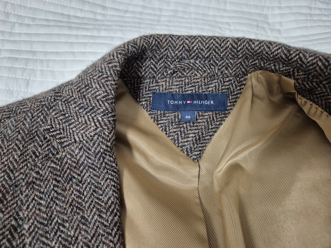 타미 힐피거 울 헤링본 블레이저 자켓 팝니다. 상품이미지2