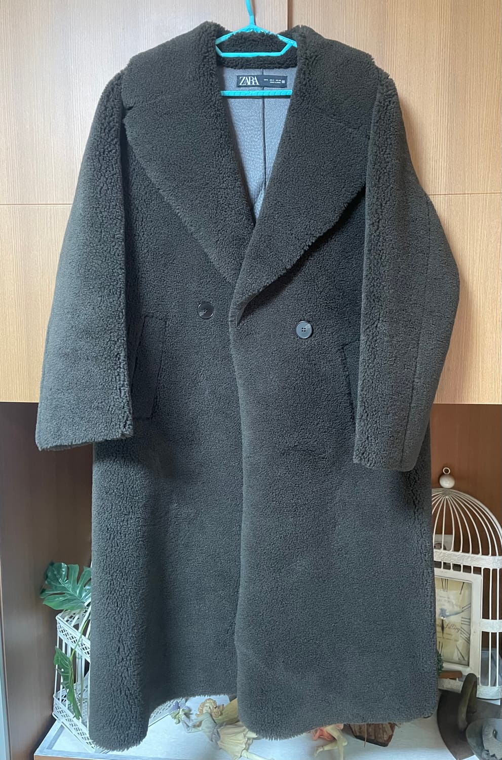 자라 페이크 퍼 더블 페이스드 코트 S - 새상품  상품이미지2