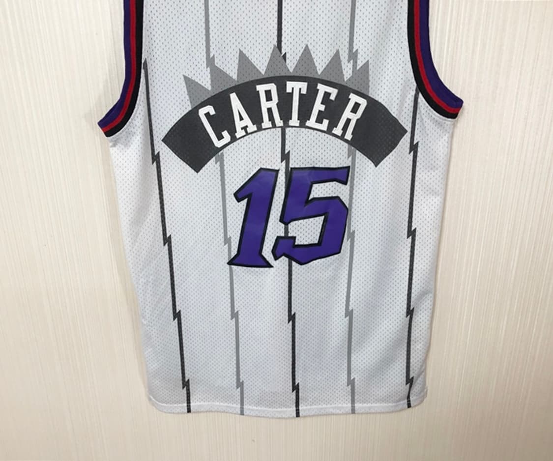 NBA 나이키 98-99시즌 토론토랩터스 유니폼/져지 L #15 빈스카터 상품이미지10
