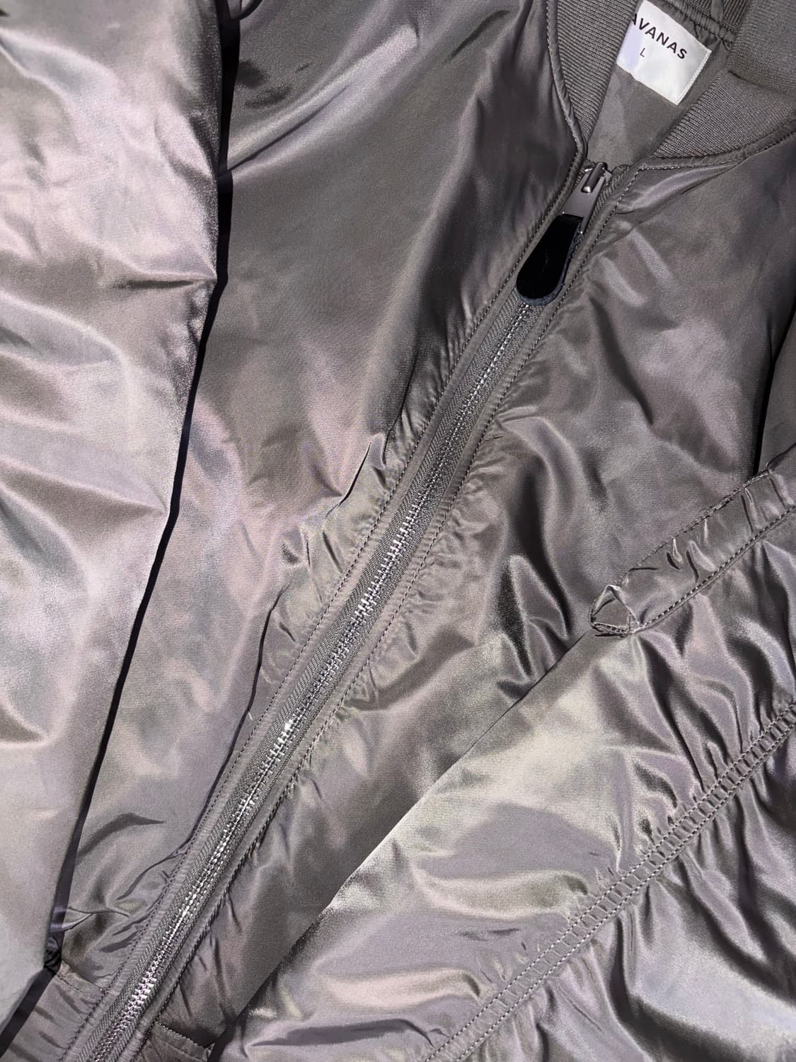 그레이 셔링 항점 항공점퍼  펑크 갸루 핀터레스트 상품이미지4