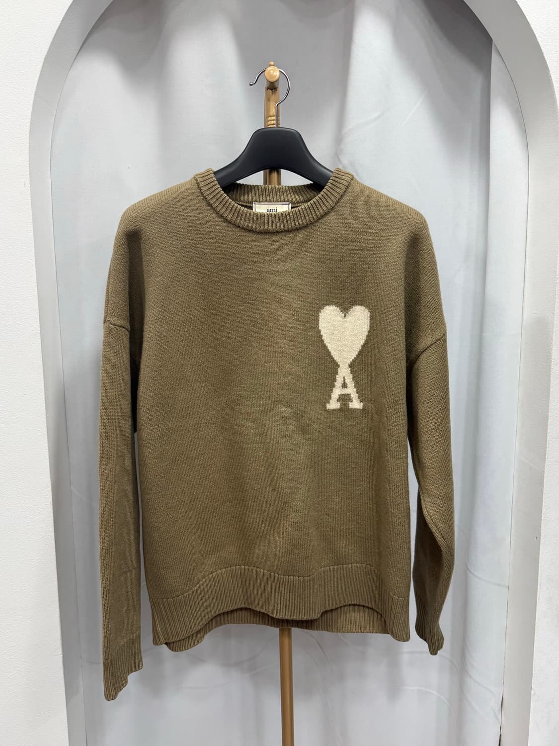 아미 안타르시아 빅하트 로고 니트 M 상품이미지1