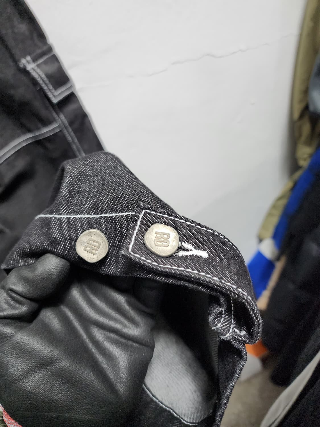 RDVZ 흑청 카고바지 청바지 상품이미지5