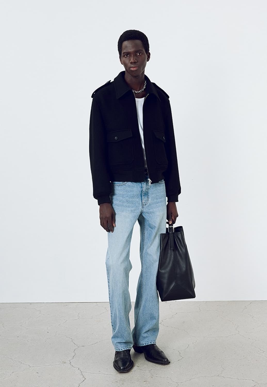 Tonywack Felted Wool Epaulet Bomber Jack 상품이미지3