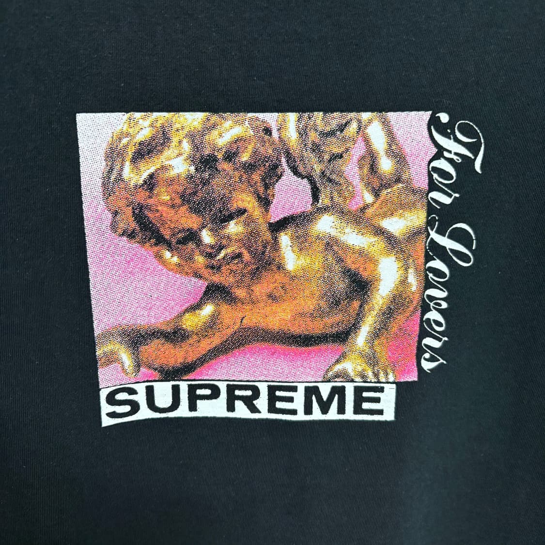 슈프림 20SS 러버스 반팔티 / 블랙, M 상품이미지5