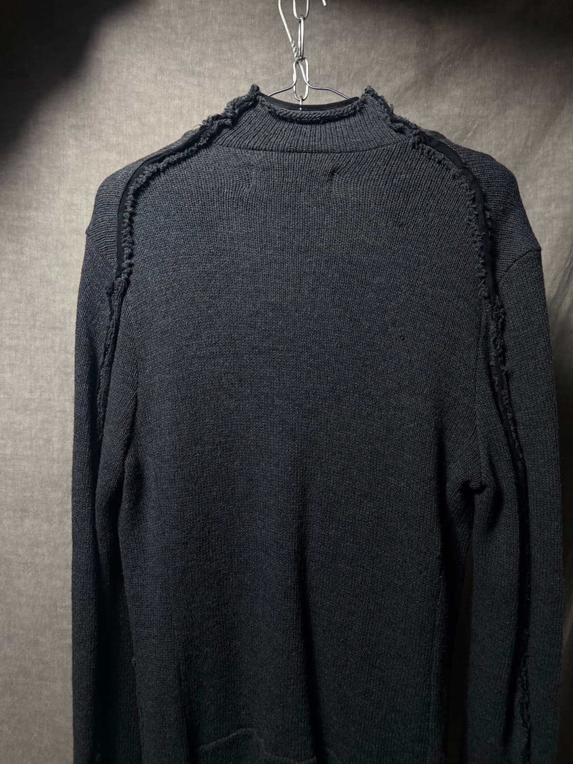 nude:mm Raw Edge Layered Knit Cardigan   상품이미지9