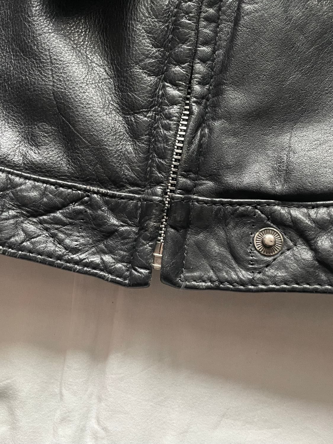 게스 싱글라이더 레더 자켓 상품이미지4