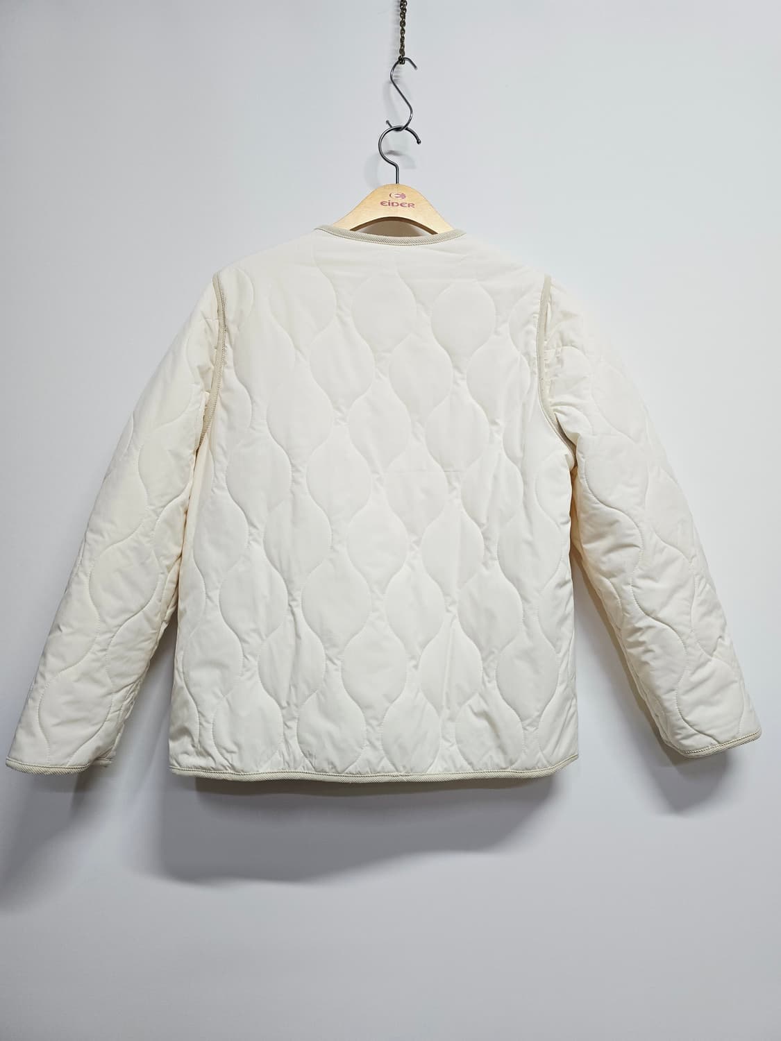 새상품 어반랩 아이보리 퀼팅 자켓 경량패딩 상품이미지5