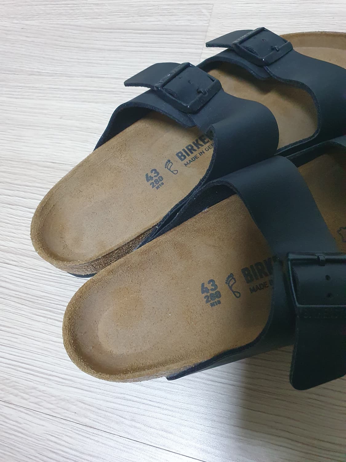 버켄스탁 아리조나 블랙 슬리퍼 280 상품이미지8