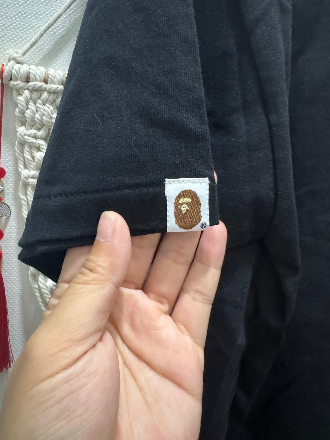[새상품] 베이프 리퀴드 카모 페이스 스타 반팔티 블랙 M 상품이미지4