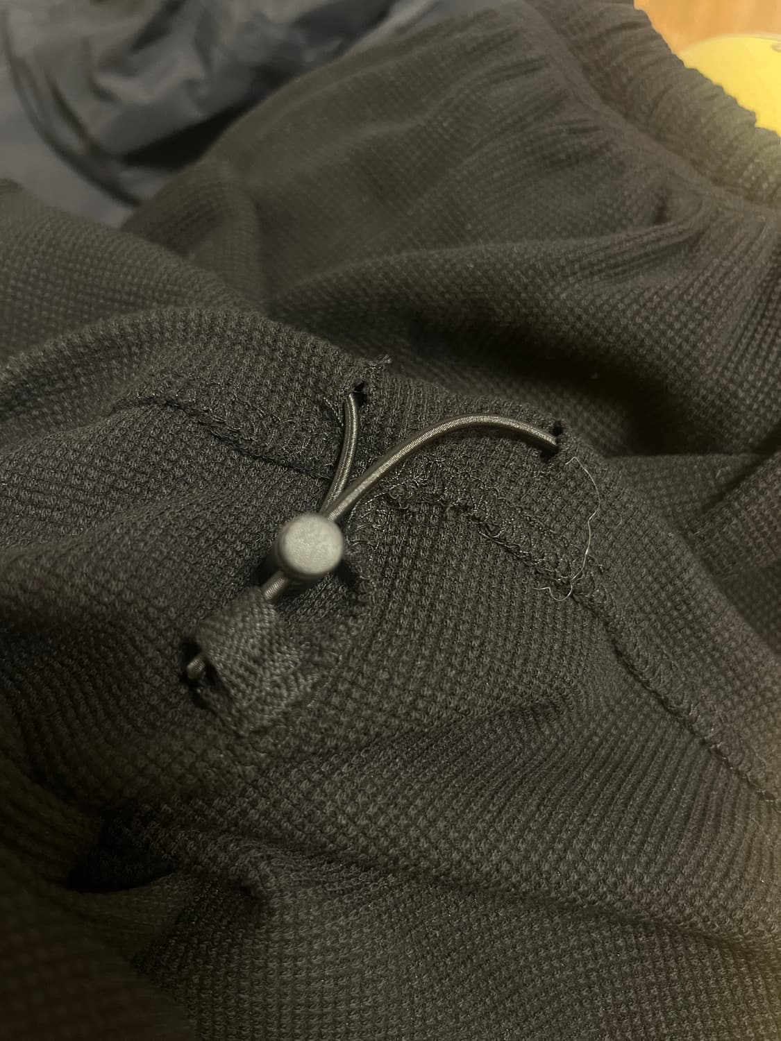 tmt 투머치택스 와플팬츠 블랙 상품이미지5