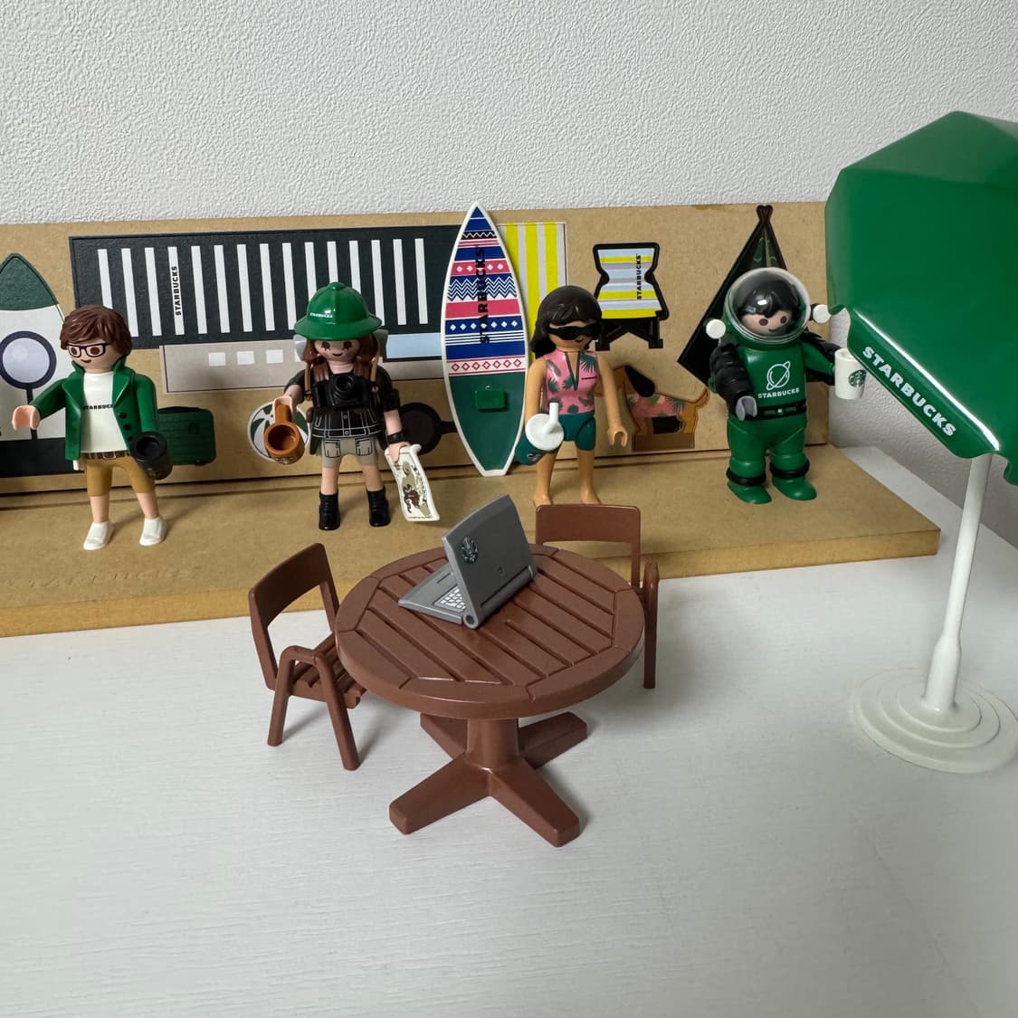 스타벅스 플레이모빌 2021 (플레이트 & 피규어 8개 일괄) 상품이미지2