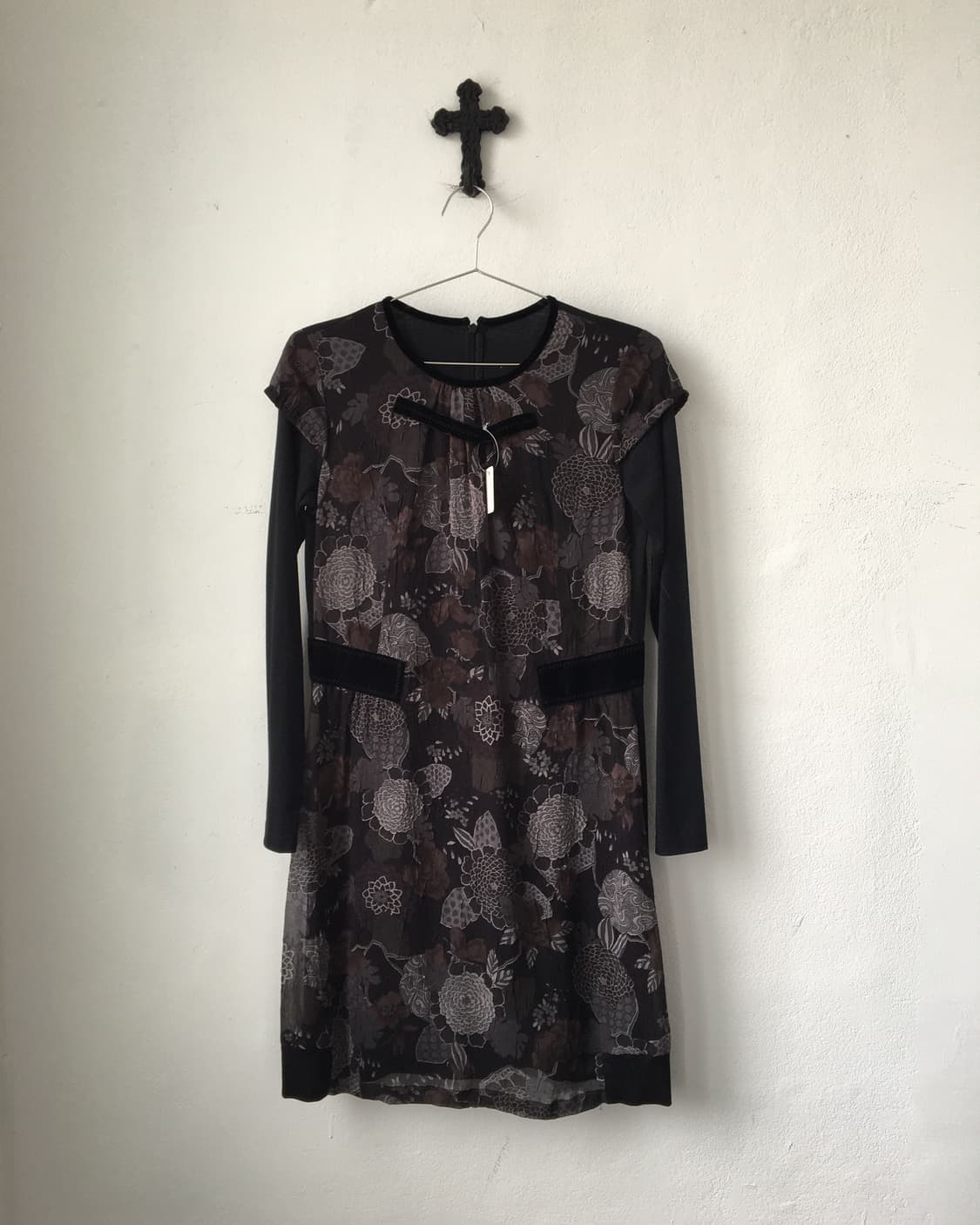 Pattern layered point onepiece 상품이미지2