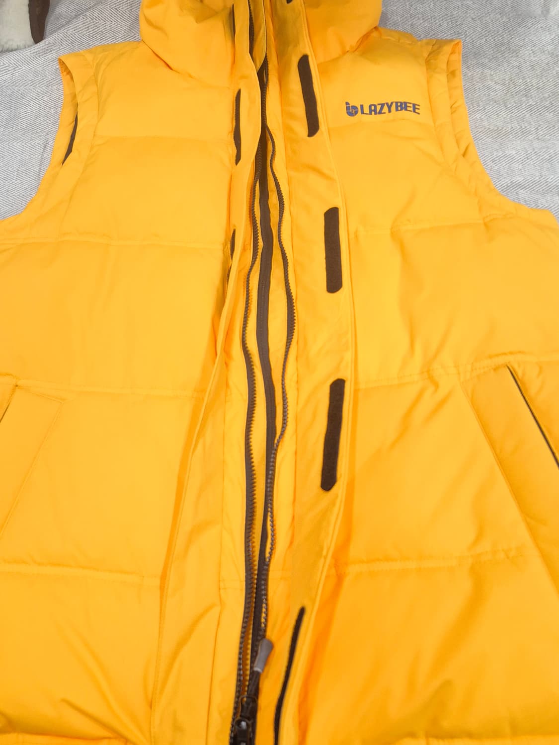 LAZYBEE 레이지비 스노우 스키 조끼 패딩 남성 100사이즈 상품이미지3